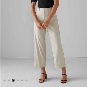Club Monaco Hadarahh linen crop pants